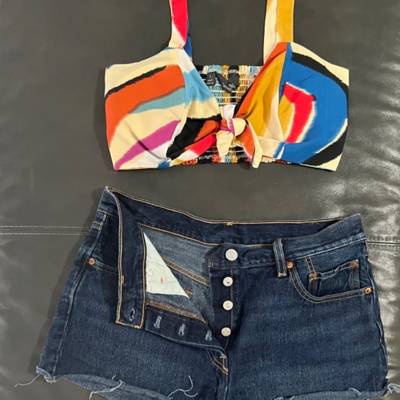 Denim shorts set - Picture 2 of 4